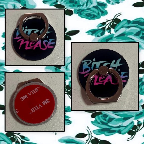 IPhone 7 Plus & 8 Plus "B;tch Please" Case and Matching Finger Ring Stand - Picture 11 of 13